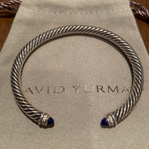 David Yurman Lapis Cable Classics Bracelet - Picture 5 of 7